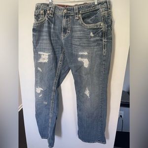Mens Rock Revival Jeans